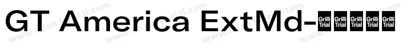 GT America ExtMd字体转换